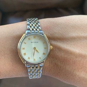 Authentic Michele mini watch